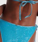 Бикини с пайетками Adriana Degreas, синий - фото 6
