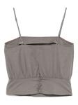 REMAIN топ со сборками, серый - фото 2