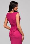 Ombre Вечернее платье фуксия - фото 5