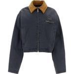 Куртка пальто женская тёмно-синяя MIU MIU - фото 2