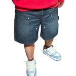 Джинсовые рабочие шорты LOUIS VUITTON, синий - фото 4