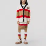 Юбка детская Burberry, белый / красный / бежевый - фото 3