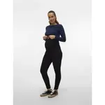 Брюки Vero Moda Eva Loose String Maternity, черный - фото 4