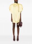 Мини-платье Stella McCartney с завязками, желтый - фото 2