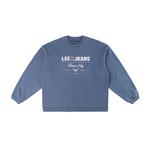 Унисекс свитшот Lee, синий - фото