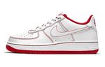 Кроссовки Nike Air Force 1 Low University, белый/красный - фото