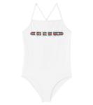 Купальник Web Gucci Kids, White/Mc - фото