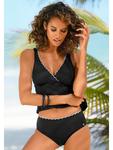 Верх бикини LASCANA, цвет schwarz/weiß - фото 3