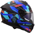 Шлем LS2 ff808 stream ii mika, Black/Blue - фото 6