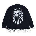 Кардиган BAPE Logo Distressed Cardigan, Black - фото 2