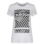 Футболка для младших школьников Adidas, белый - фото