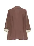 Рубашка с манжетами Alysi, коричневый - фото 2