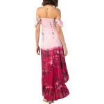 Платье Tiare Hawaii Brooklyn Maxi Dress, цвет Pink Maroon Leo - фото