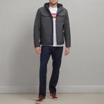 Мужская куртка Levi's Soft Shell с двумя карманами и капюшоном, Graphite Heather Sherpa - фото 6