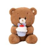 Плюшевый мишка 25 см YIHEGE, хаки - фото 8