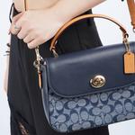 COACH Кожаный саквояж Марли - фото 7