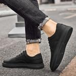 Повседневные мужские туфли черные экстравагантные - фото 2