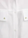 Платье-рубашка с карманами Barbour, белый - фото 4