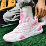 Кроссовки баскетбольные высокие Unisex Black-tailed deer 888 черная кожа - фото 6