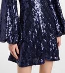 Мини-платье с пайетками Rotate, Sky Captain (Dark Blue) - фото 5