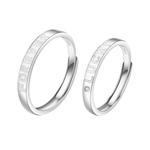 SOFTDORA Серебряное парное кольцо S925 Unisex - фото 4