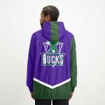 Ветровка NBA MILWAUKEE BUCKS UNDENIABLE FULL ZIP WINDBREAKER Mitchell And Ness, цвет Lila - фото 3