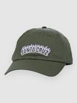 Бейсболка Santa Cruz Burnt Collegiate Cap, dark moss - фото