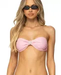 Женский топ-бандо бикини Starfish Edikted, розовый - фото 4