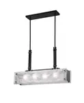 Люстра Assunta 4 лампы Cwi Lighting, black - фото