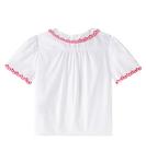 Хлопковая рубашка Эззи Bonpoint, Blanc Lait - фото 4