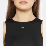 Облегающий топ Tommy Hilfiger, черный - фото 3