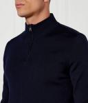 Водолазка Boss Ebenji Regular Fit с молнией, синий - фото 4