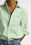 Блуза Polo Ralph Lauren CLASSIC LONG SLEEVE BUTTON FRONT SHIRT, Lime Drop/Green - фото 6