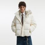 Пуховик унисекс NANDCHN, белый - фото 12