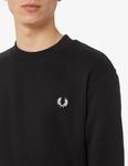 Базовый свитшот Fred Perry, черный - фото 4