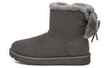 Угги женские UGG Classic Double Bow Mini, серый - фото