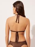 Треугольный бикини-топ CALZEDONIA, Brown - фото 5