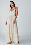 Платье макси EBLA WILLA, кремовый - фото 5