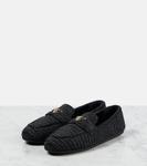 Вязаные лоферы Prada, черный - фото 5