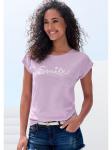 Футболка сиреневого цвета Beach Time - фото 2