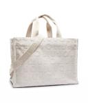 Сумка-шоппер женская Liu Jo с объемным принтом, бежевый - фото 4