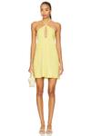 Мини-платье Kindall More To Come, yellow - фото