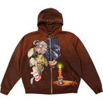 Толстовка X Ecko Maintaining Zip Travis Scott, коричневый - фото 2