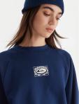 Свитшот regular fit Graphic Crew EQWFT03198 Quiksilver, синий - фото 4
