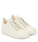 Кроссовки 'Strobe' из кожи Rick Owens, белый - фото