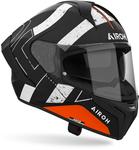 Шлем Airoh matryx scope, Black/White/Orange - фото 4