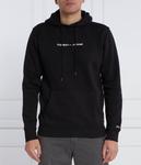 Толстовка мужская Tommy Jeans с логотипом бренда, черный - фото