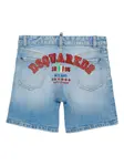 Джинсовые шорты с молниями Dsquared2 Kids, синий - фото 2