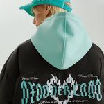 Пуховик унисекс OXO OVERLOAD, черный (в комплекте с толстовкой оверсайз) - фото 11