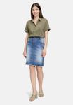 Юбка Betty Barclay MIT FRANSEN, Light Blue Denim/Blue - фото 2